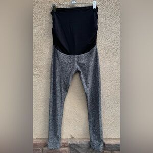 Beyond Yoga Beyond The Bump Maternity Twinkle Leggings grey Size M